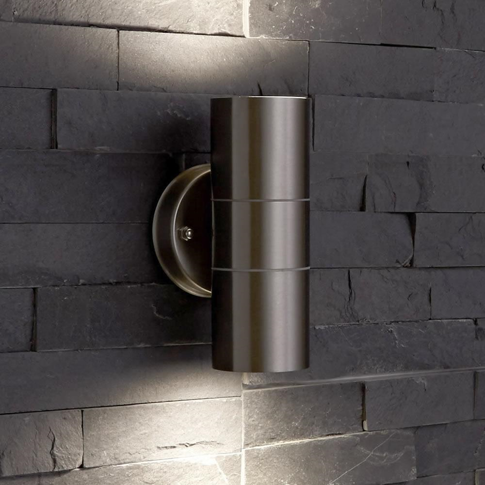 Biard Le Mans Up or Down Wall Light - Stainless Steel
